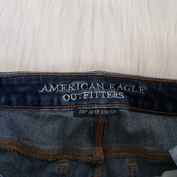 AEO Denim 4X Distress 360 Stretch 4 Short Jegging - Picture 3 of 5